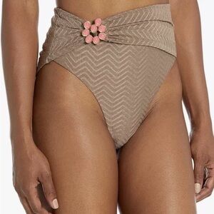 Trina Turk|Hi Waist Bikini Bottom size 12 NWT